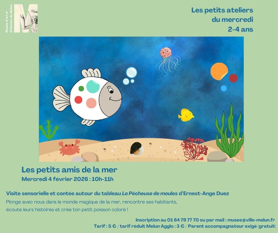 Les petits ateliers du mercredi Visites sensorielles 4 fvrier